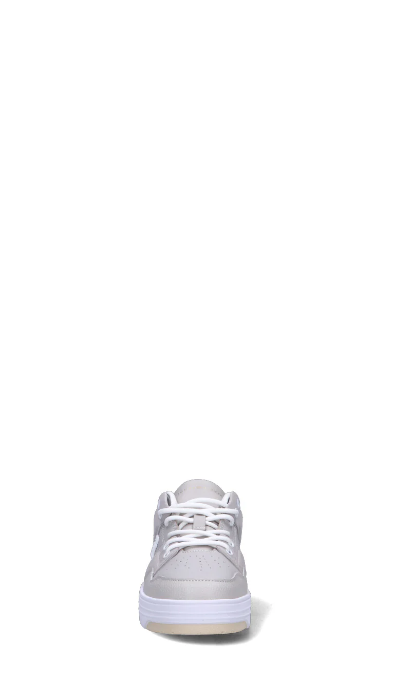 TOMMY HILFIGER Sneaker grigia donna in pelle - Image 3
