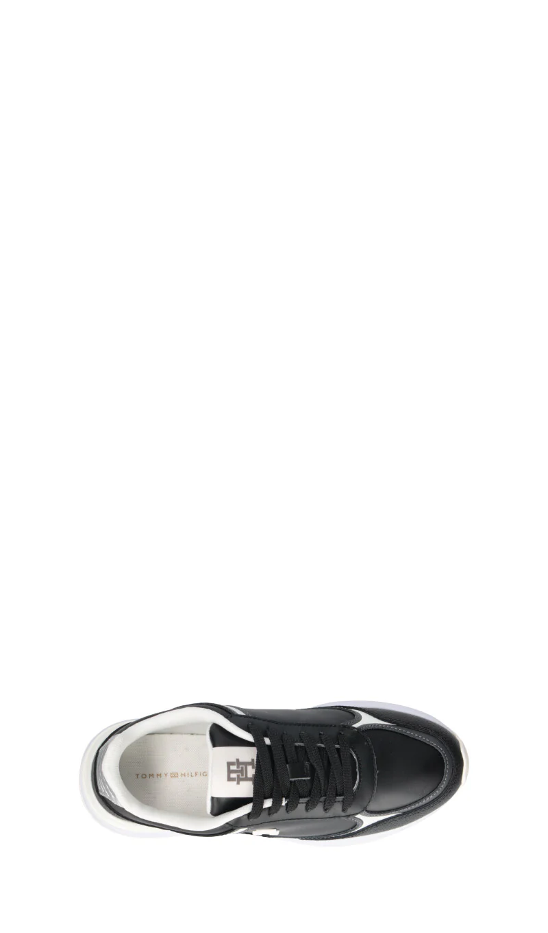 TOMMY HILFIGER Sneaker donna nera in pelle - Image 5