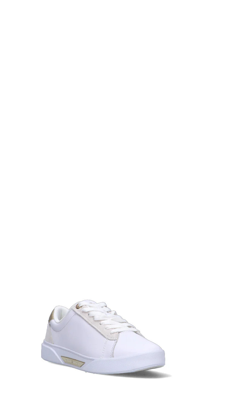 TOMMY HILFIGER Sneaker donna bianca/oro in pelle - Image 2