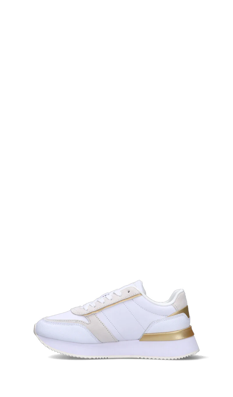 TOMMY HILFIGER Sneaker donna bianca in pelle - Image 4