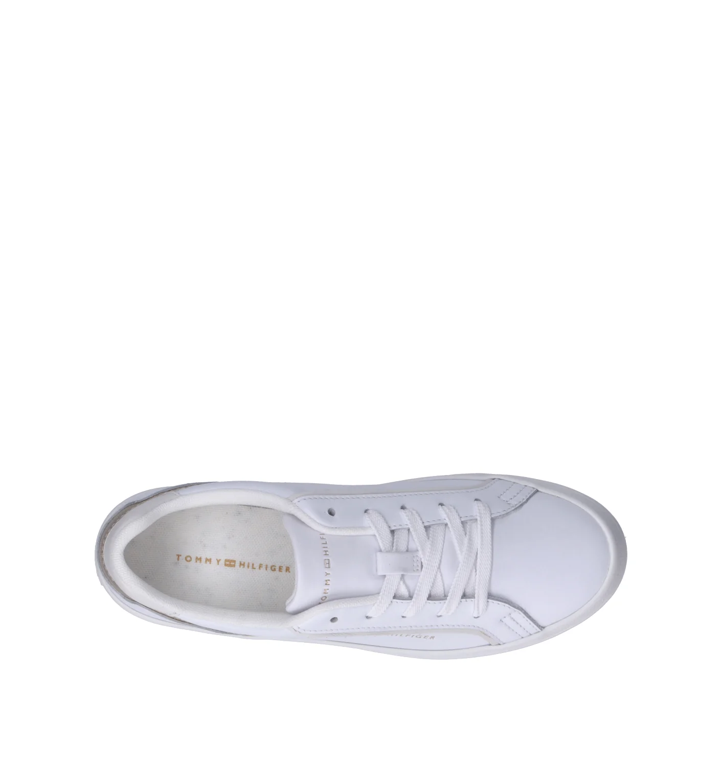 TOMMY HILFIGER Sneaker donna bianca in pelle - Image 5