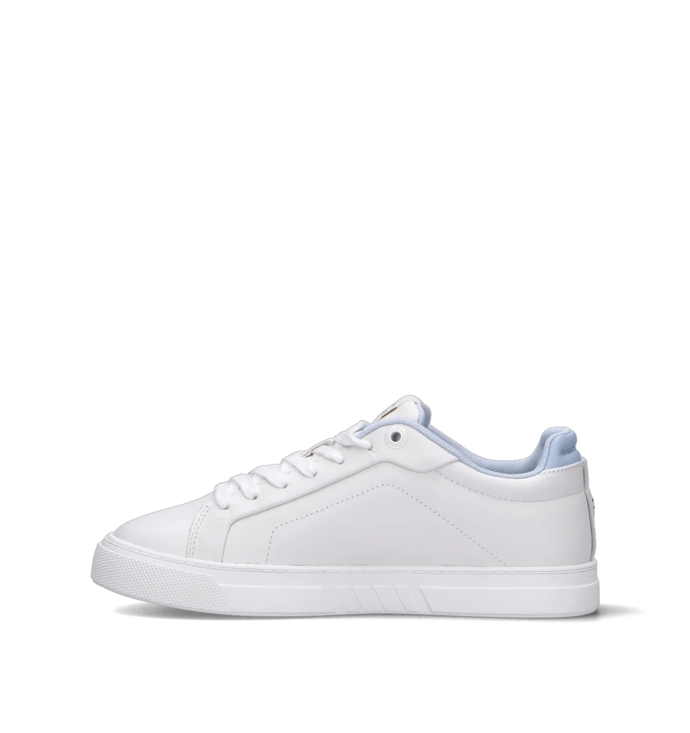 TOMMY HILFIGER Sneaker donna bianca in pelle - Image 4