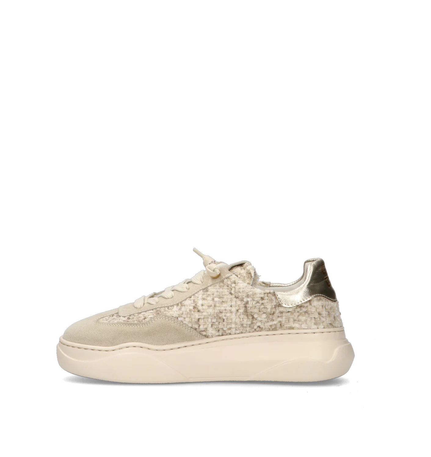 GIO+ Sneaker donna panna in pelle - Image 4