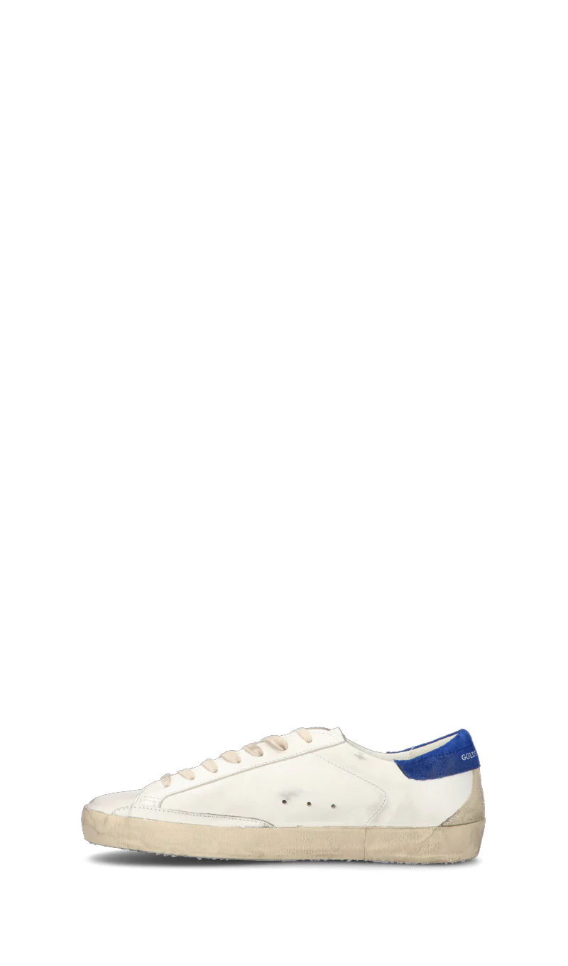 GOLDEN GOOSE SUPER-STAR CLASSIC Sneaker uomo bianca/blu in pelle - Image 9