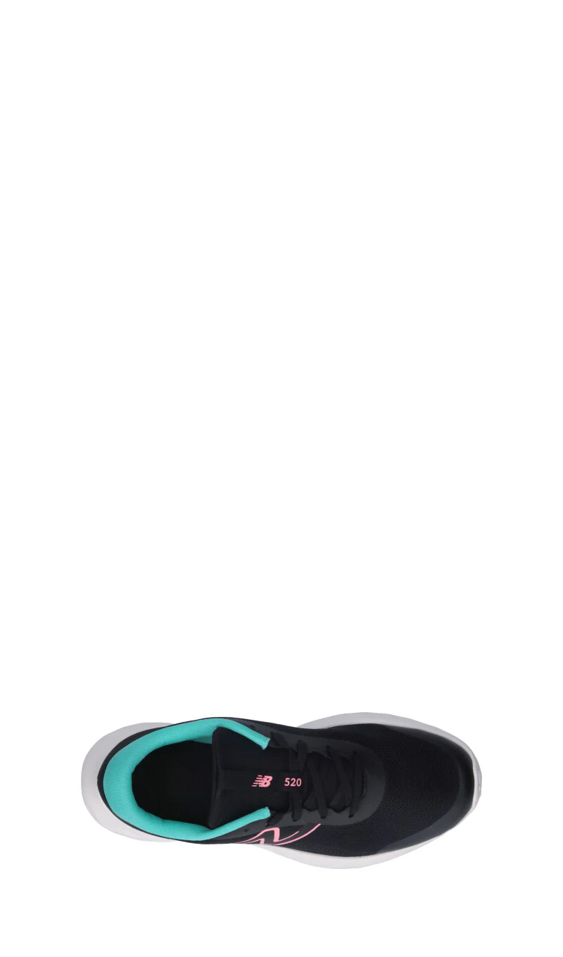 NEW BALANCE 520 Scarpa ragazzo nera e azzurra - Image 5