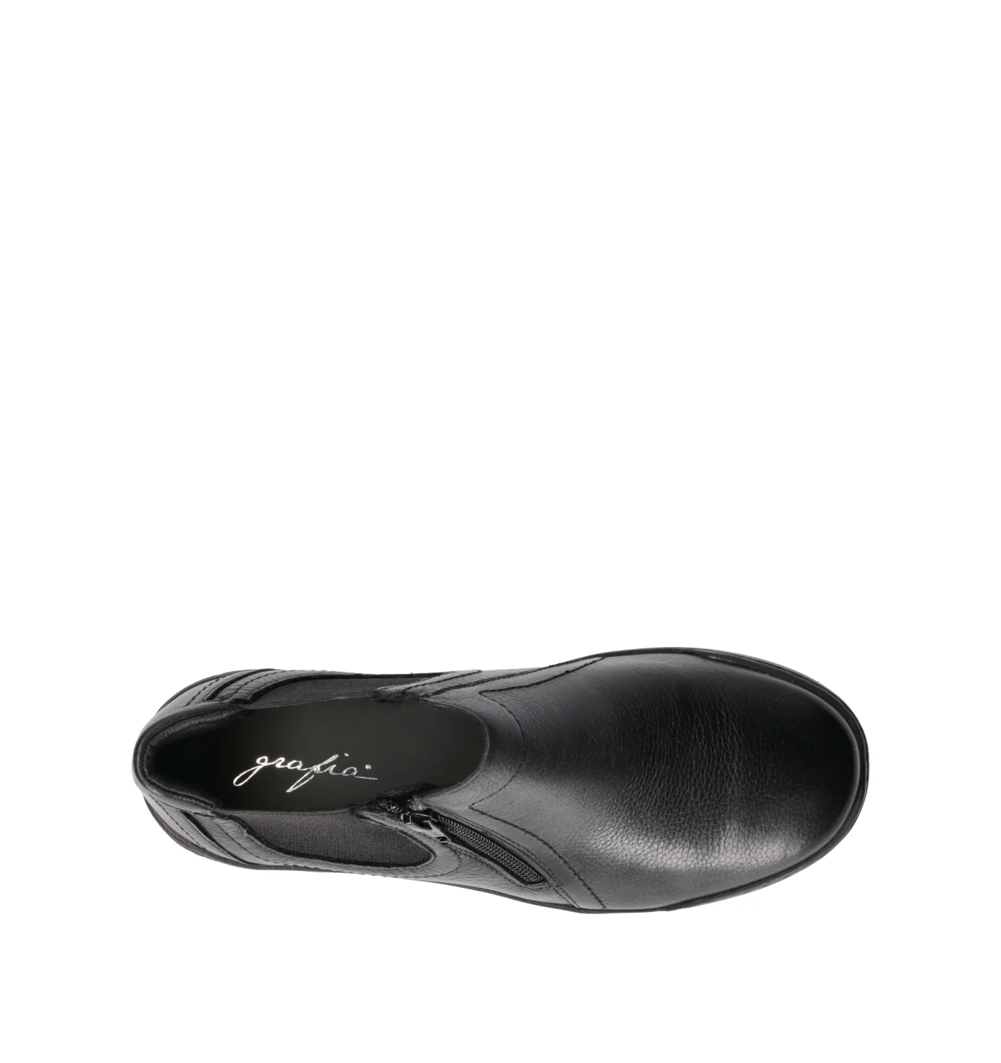 GRAFIA Scarpa comfort donna nera in pelle - Image 5