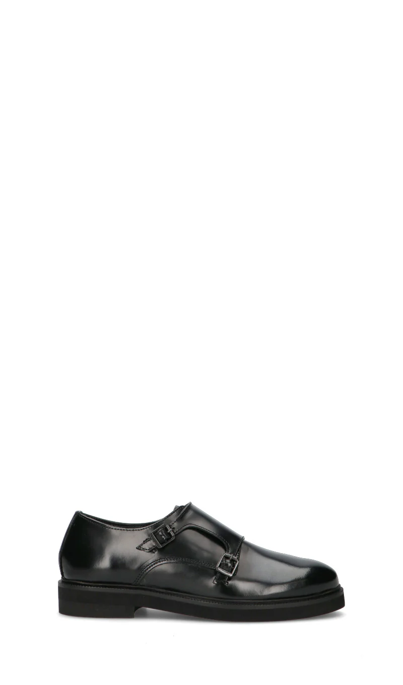 GRAFIA Stringata donna nera in pelle