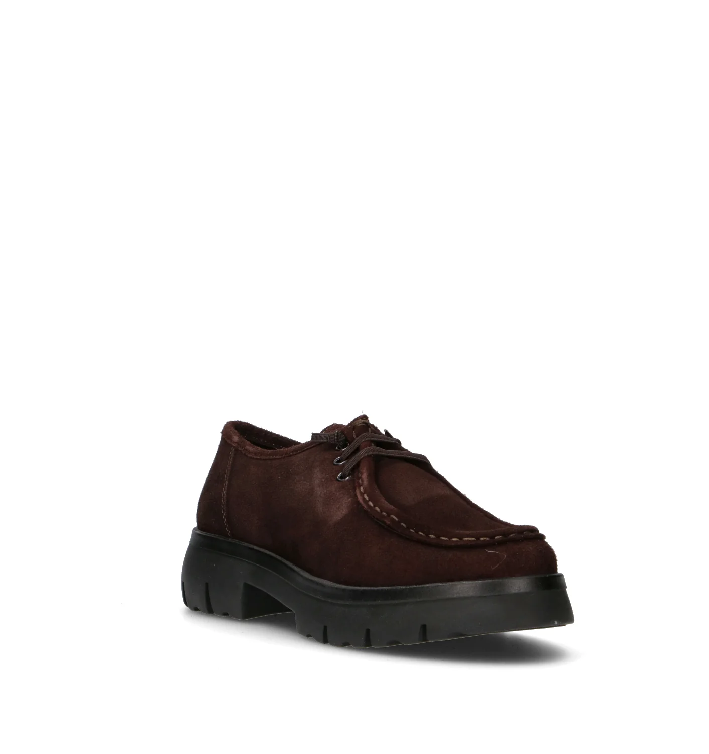 GRAFIA Stringata donna testa di moro in suede - Image 2