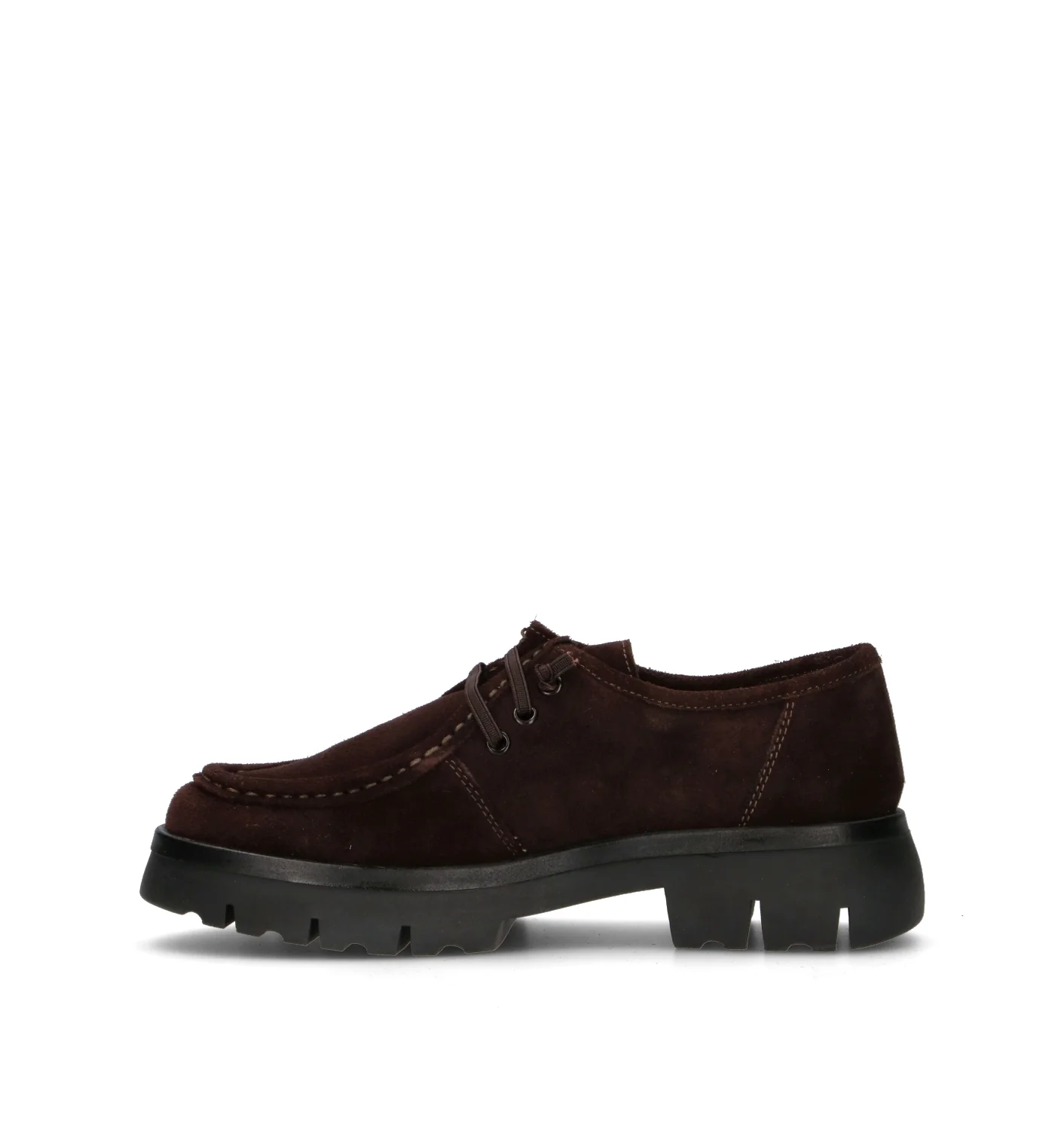 GRAFIA Stringata donna testa di moro in suede - Image 4