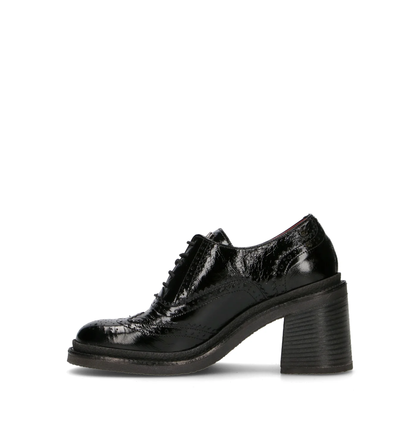 LORENZO MARI Stringata donna nera in pelle - Image 4