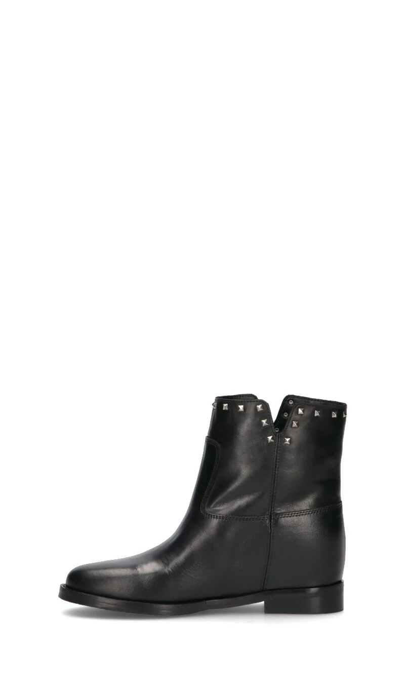 PHIL MELVIS Tronchetto donna nero in pelle - Image 4