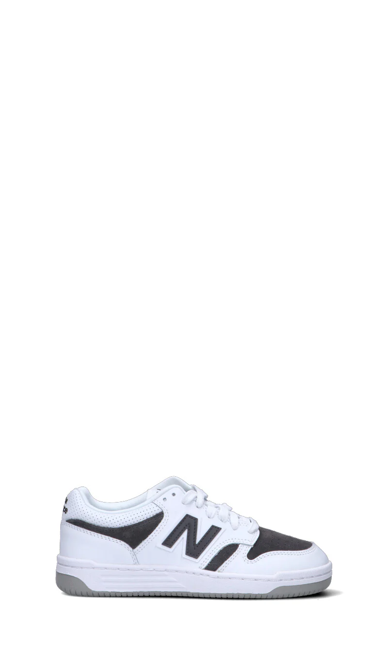 NEW BALANCE 480 Sneaker ragazzo/a bianca/nera in pelle - Image 6
