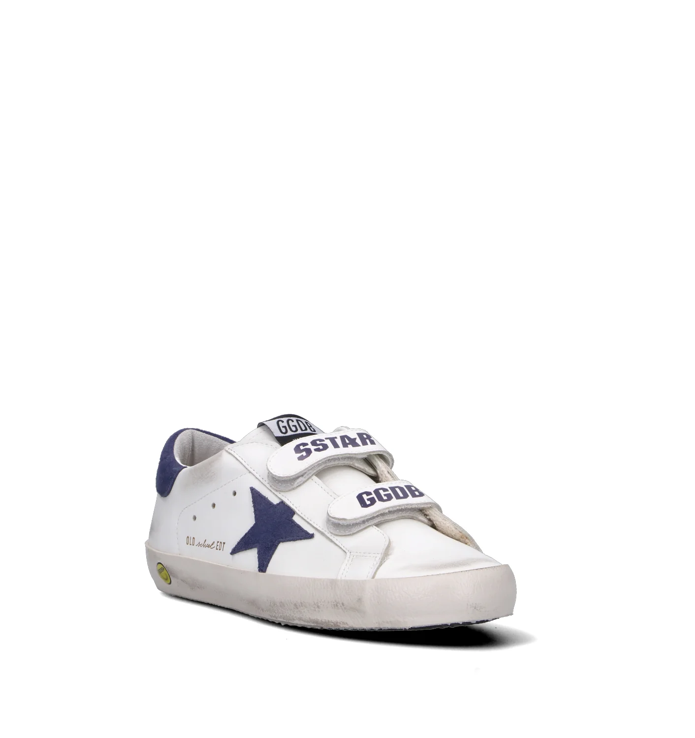 GOLDEN GOOSE OLD SCHOOL Sneaker ragazzo bianca in pelle - Image 2