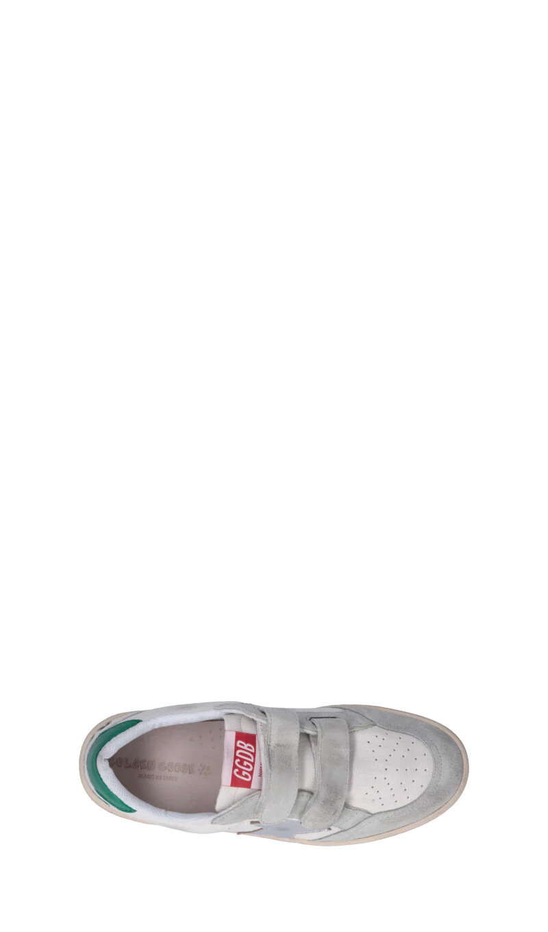 GOLDEN GOOSE - BALL STAR STRAP Sneaker ragazzo bianca in pelle - Image 5