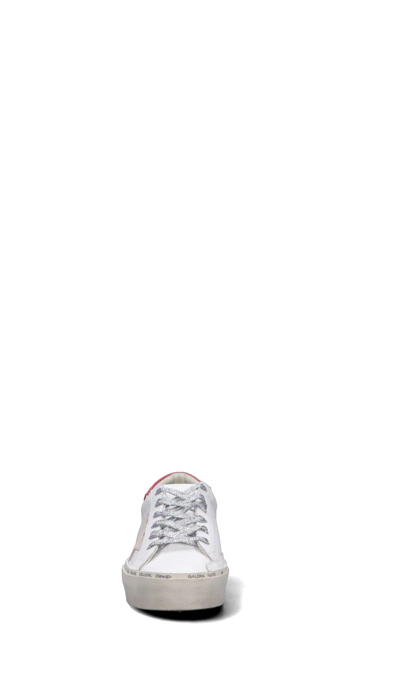 GOLDEN GOOSE - HI STAR CLASSIC WITH LIST Sneaker donna bianca in pelle - Image 3