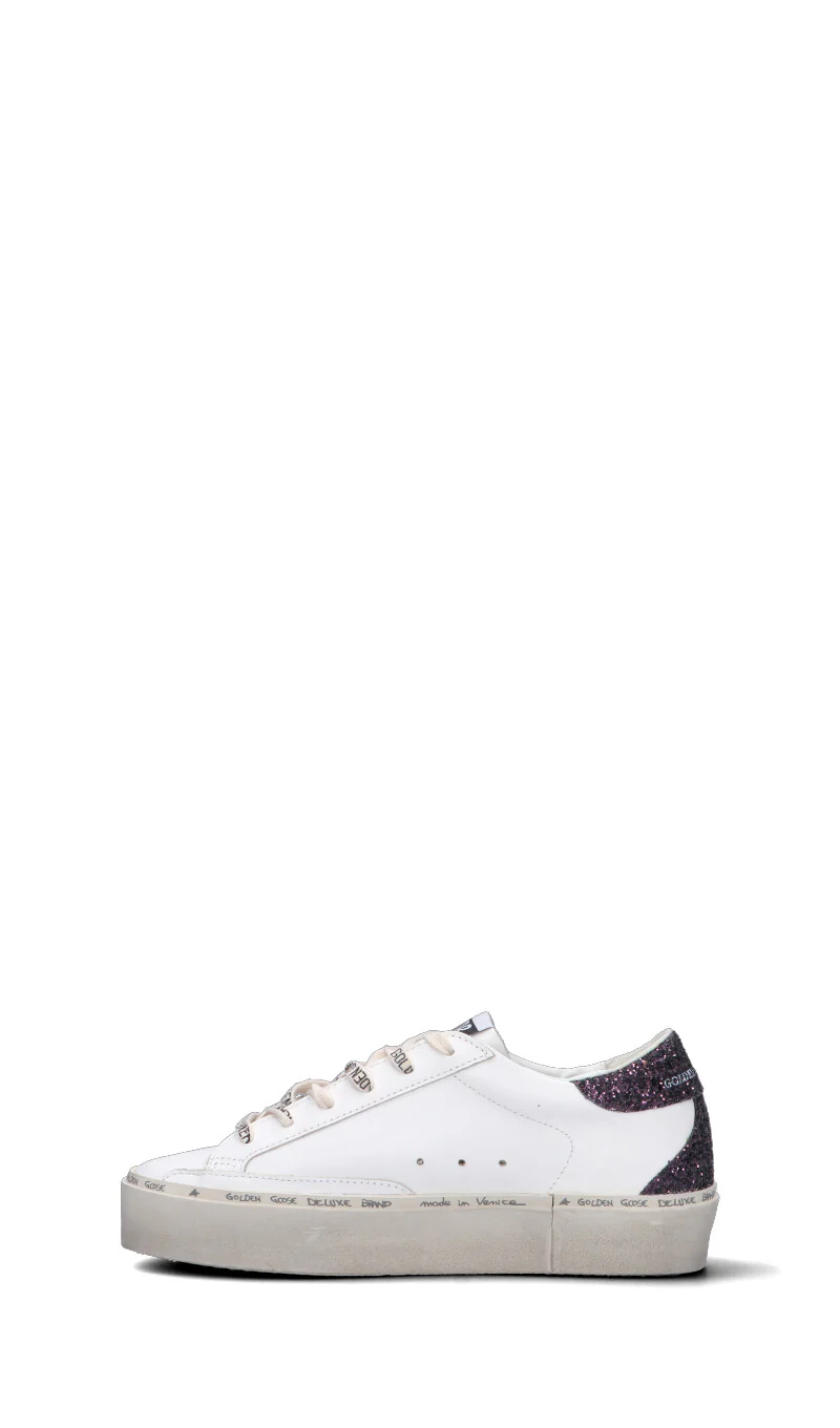 GOLDEN GOOSE - HI STAR CLASSIC WITH SPUR Sneaker donna bianca in pelle - Image 4