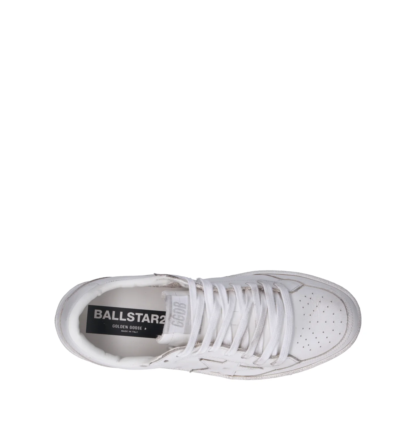 GOLDEN GOOSE BALLSTAR 2 Sneaker donna bianca in pelle - Image 5