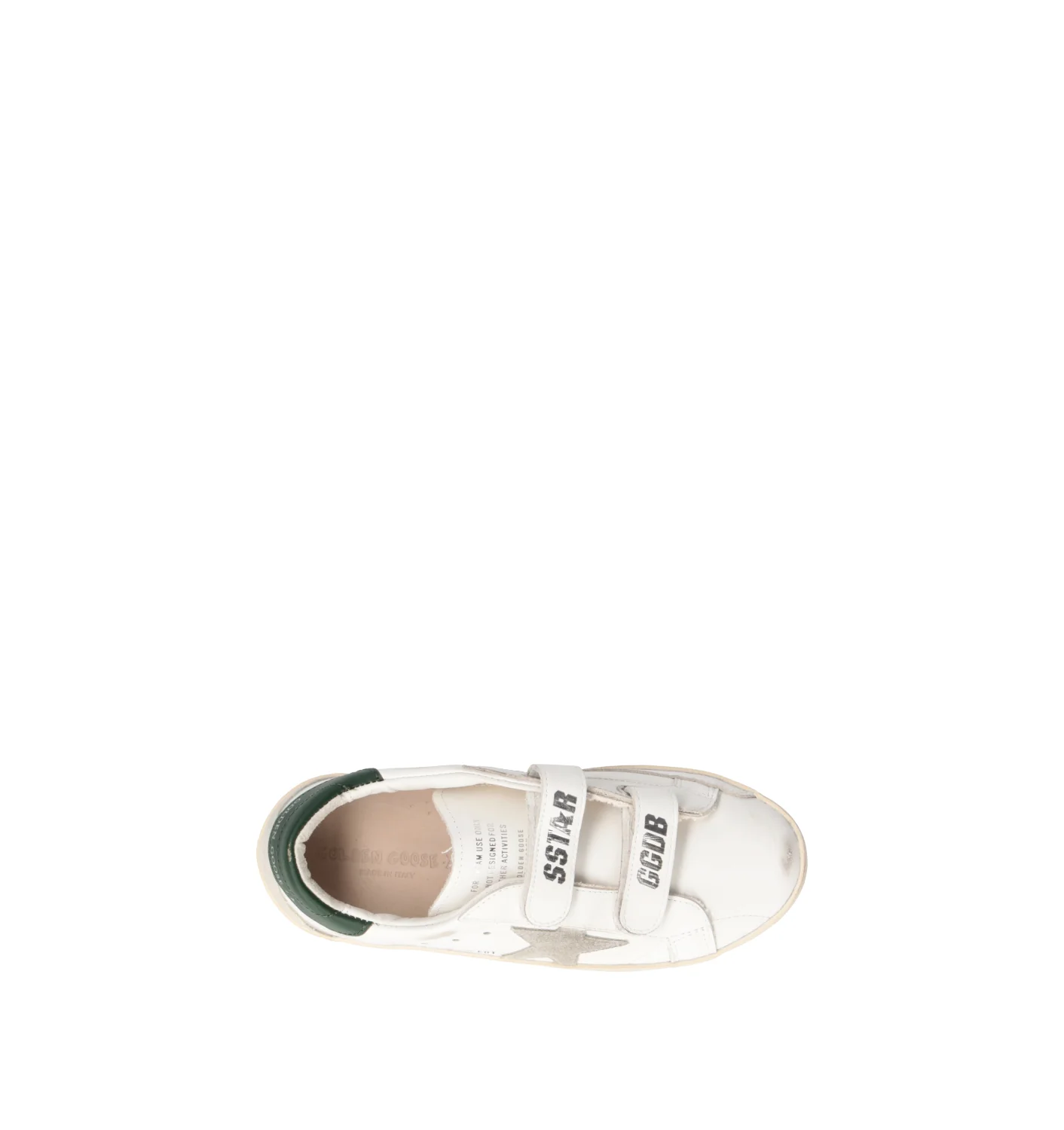 GOLDEN GOOSE OLD SCHOOL CLASSIC WITH SPUR Sneaker bimbo bianca in pelle - Image 5