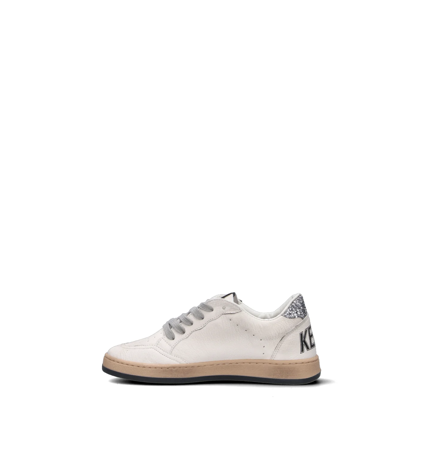 GOLDEN GOOSE BALL STAR NEW Sneaker bimba bianca in pelle - Image 4