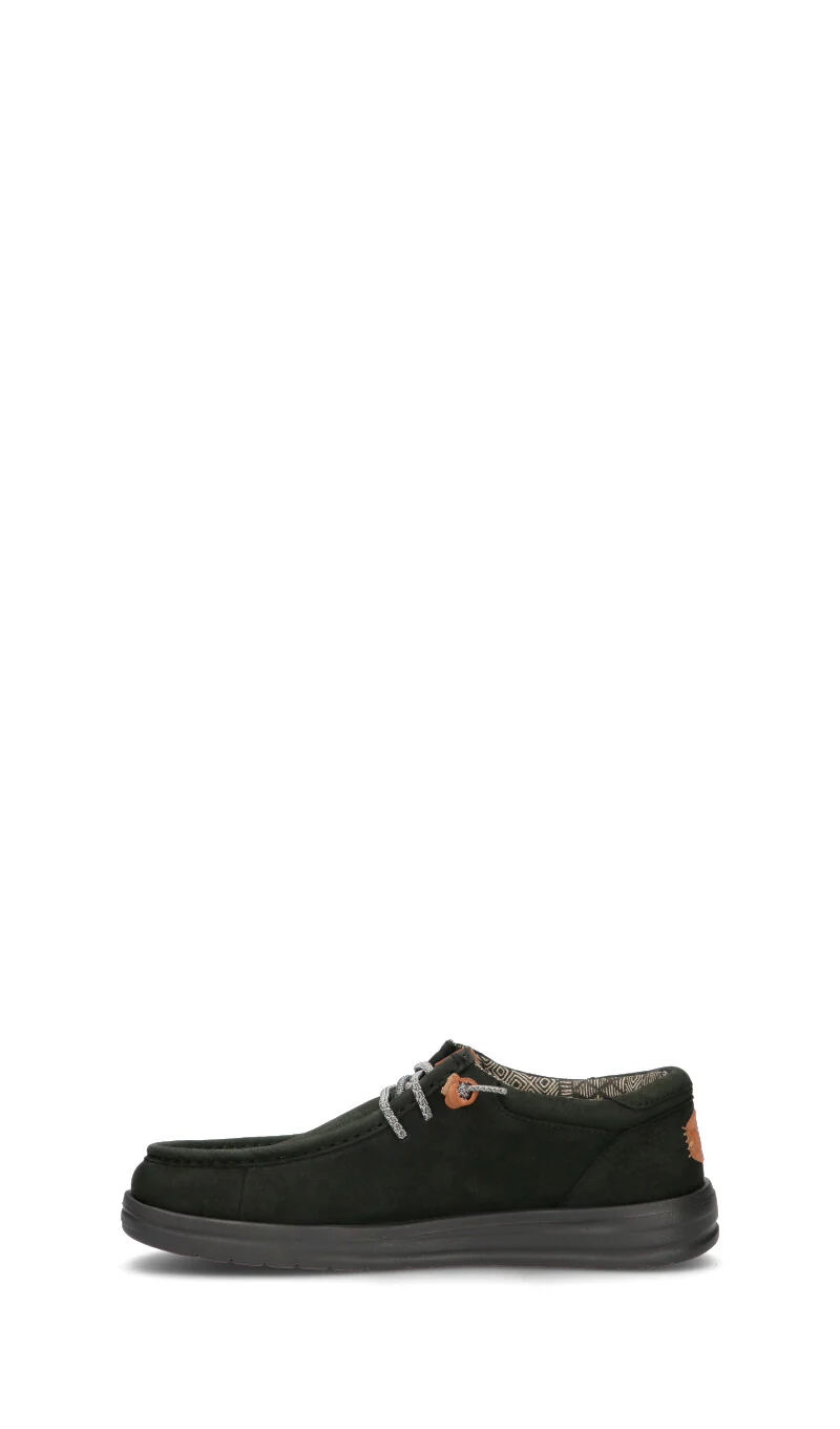 HEY DUDE Scarpa barca uomo nera in pelle - Image 4