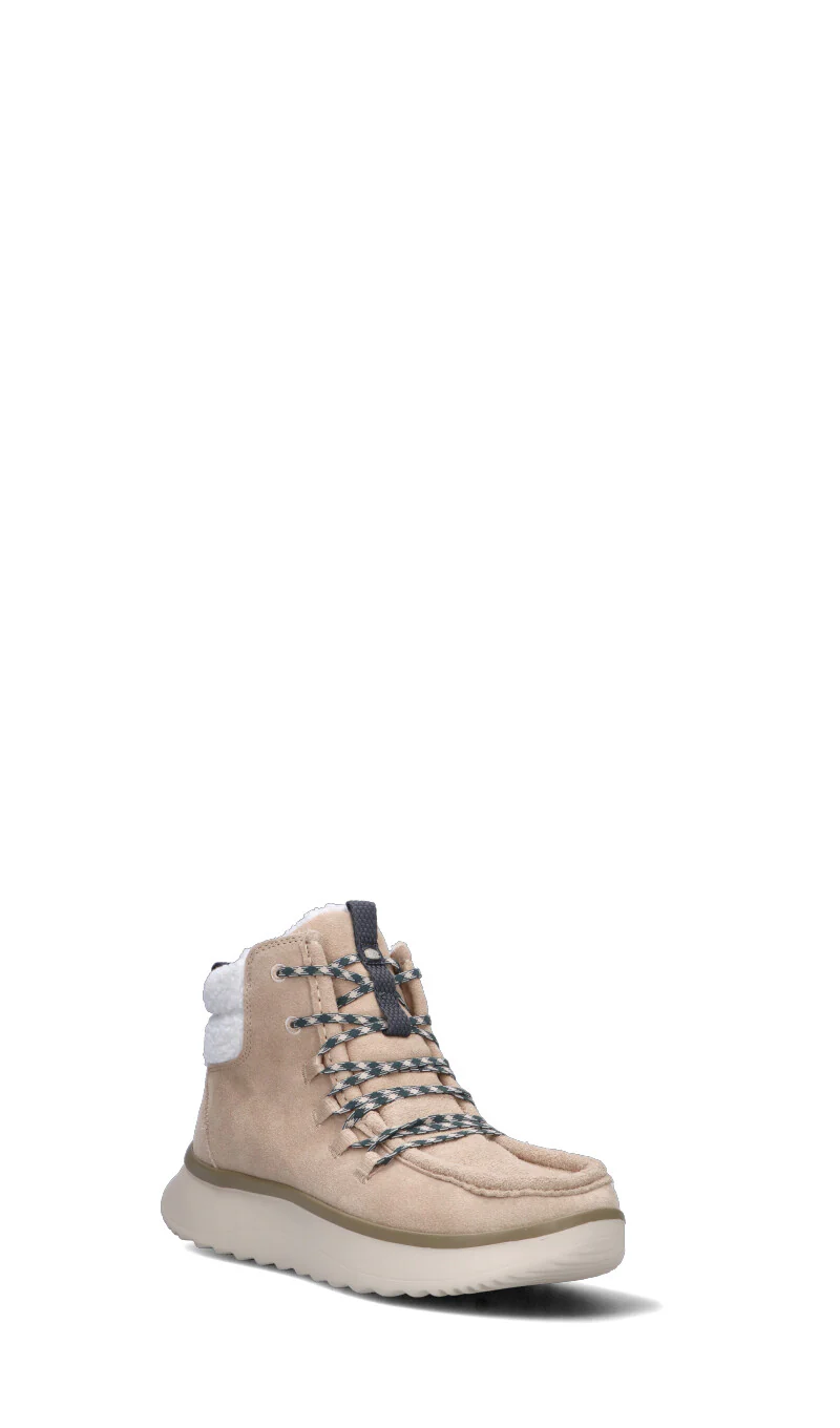 HEY DUDE Polacco donna beige in suede - Image 2