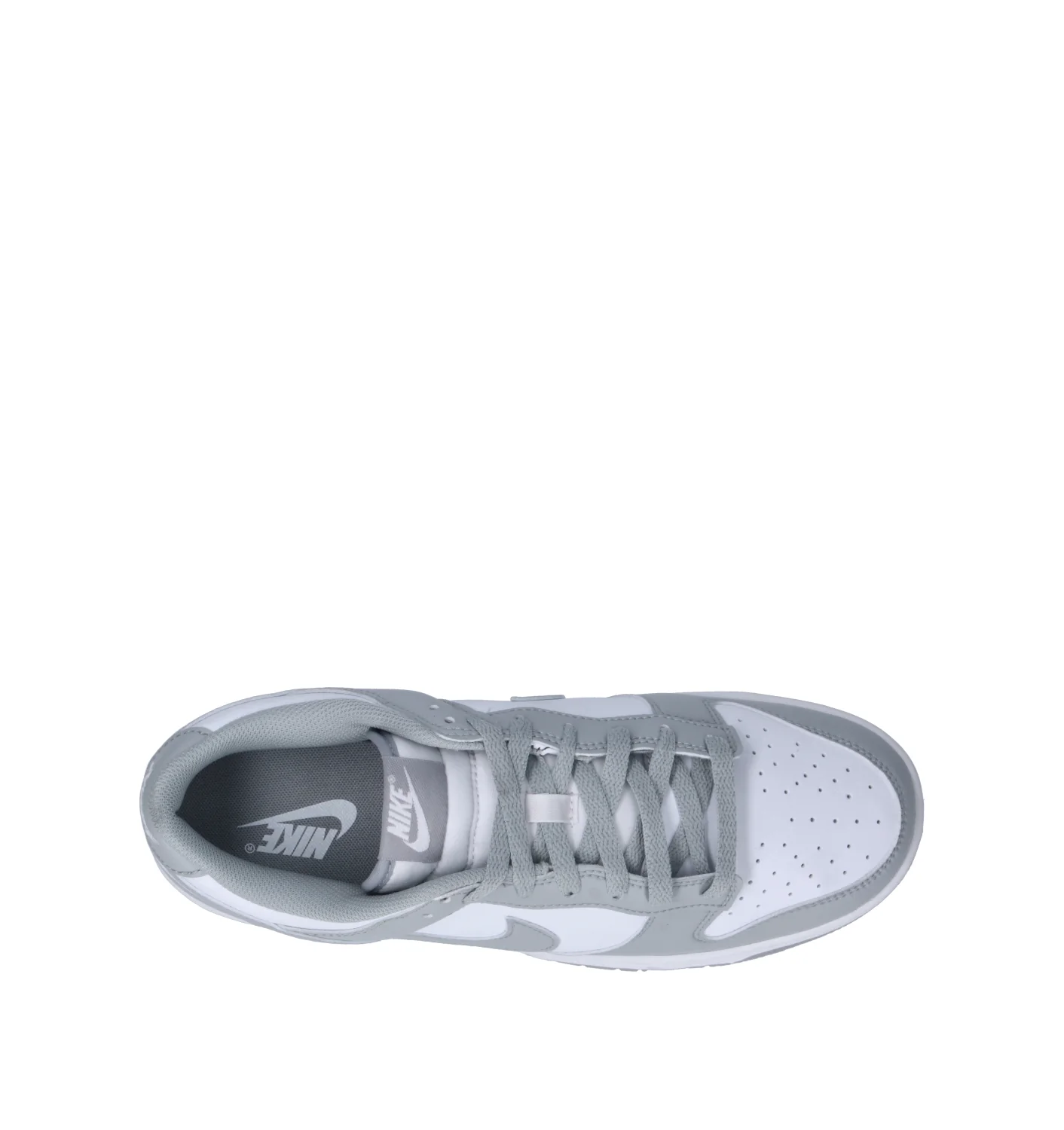 NIKE DUNK LOW RETRO Sneaker uomo bianca/grigia - Image 5
