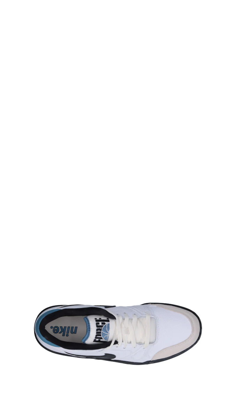 NIKE - FULL FORCE LO Sneaker uomo bianca/nera in pelle - Image 5