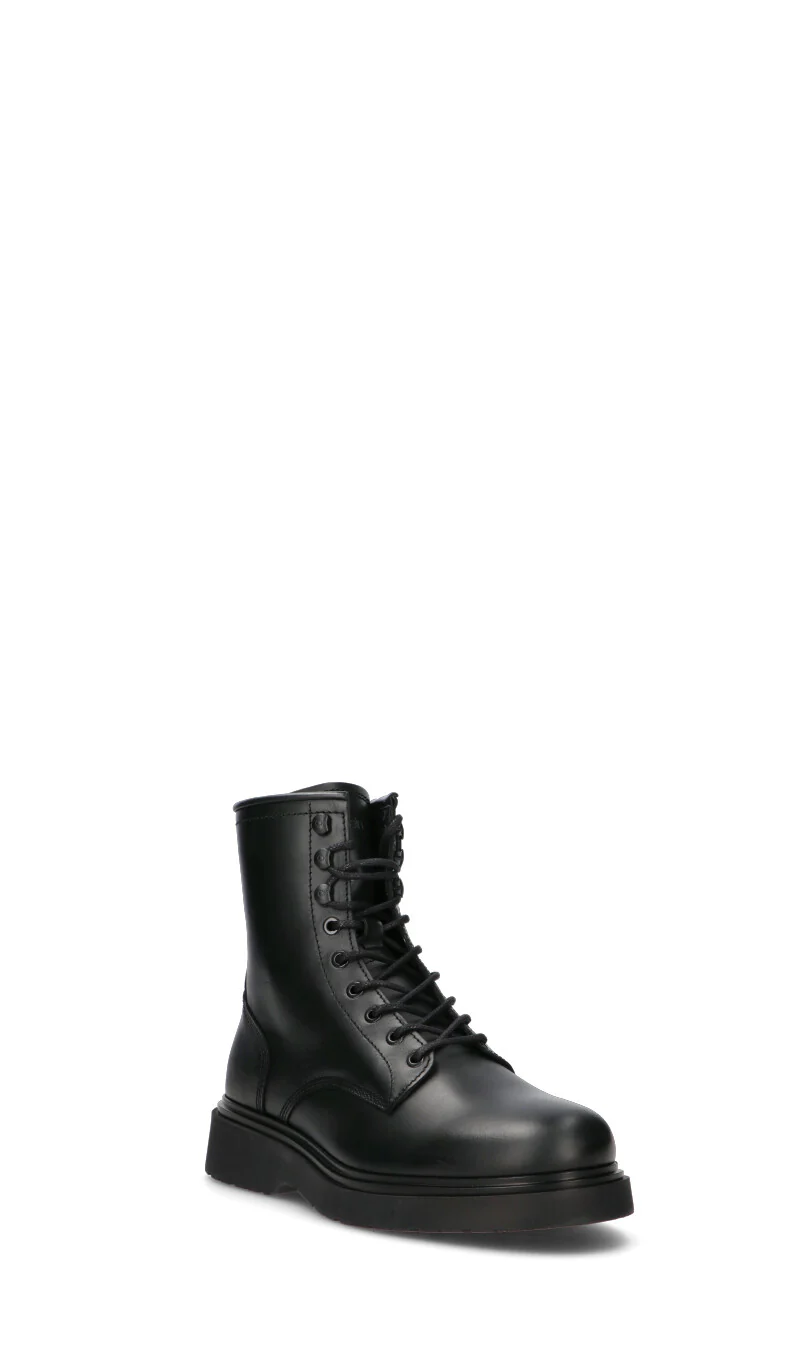 CALVIN KLEIN Anfibio uomo nero in pelle - Image 2