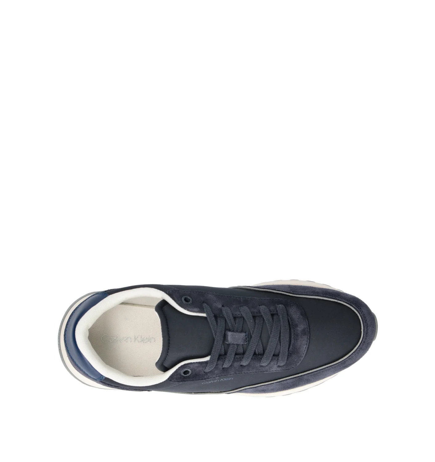 CALVIN KLEIN Sneaker uomo blu in suede - Image 5