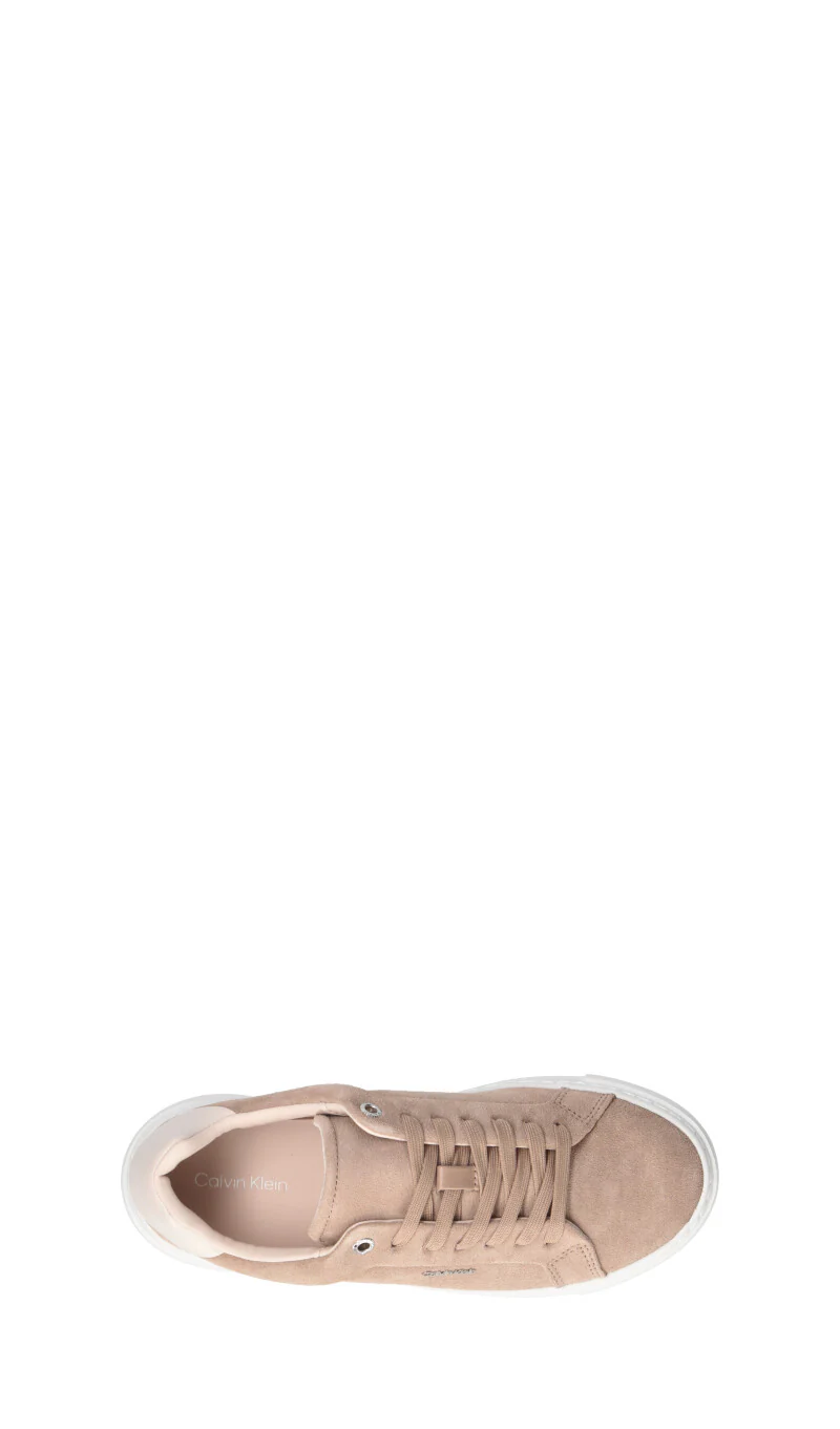 CALVIN KLEIN Sneaker donna taupe in suede - Image 5