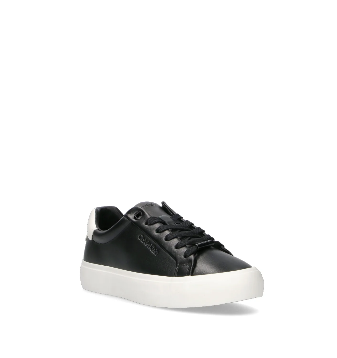 CALVIN KLEIN Sneaker donna nera in pelle - Image 2