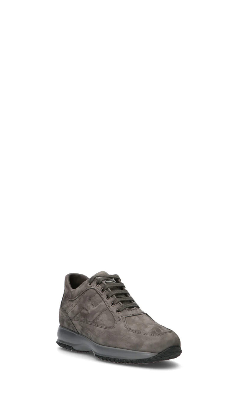HOGAN - INTERACTIVE Sneaker uomo grigia in suede - Image 2