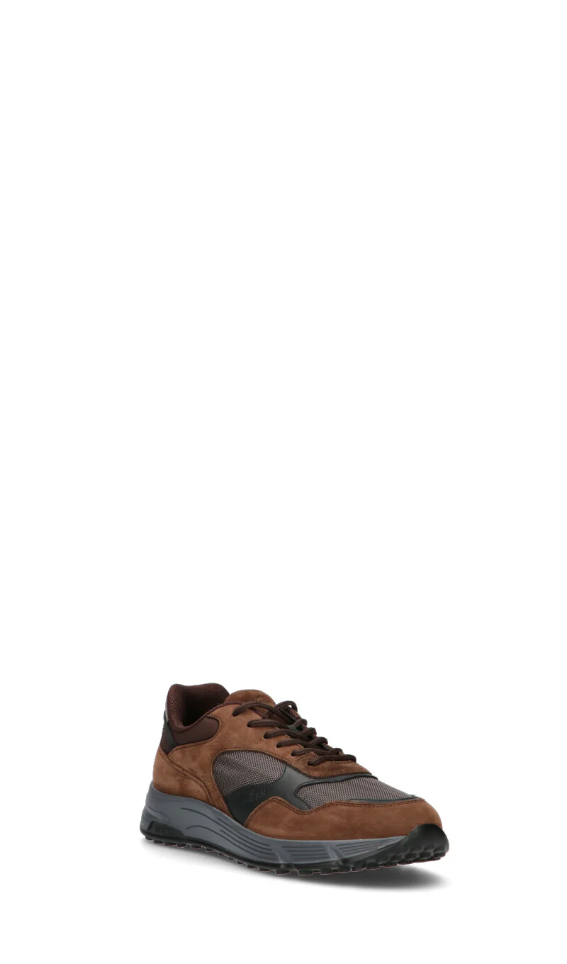 HOGAN Sneaker uomo marrone/grigia in pelle - Image 2