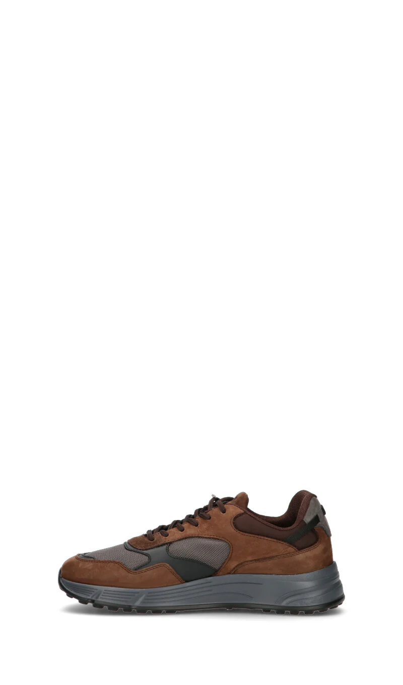 HOGAN Sneaker uomo marrone/grigia in pelle - Image 4