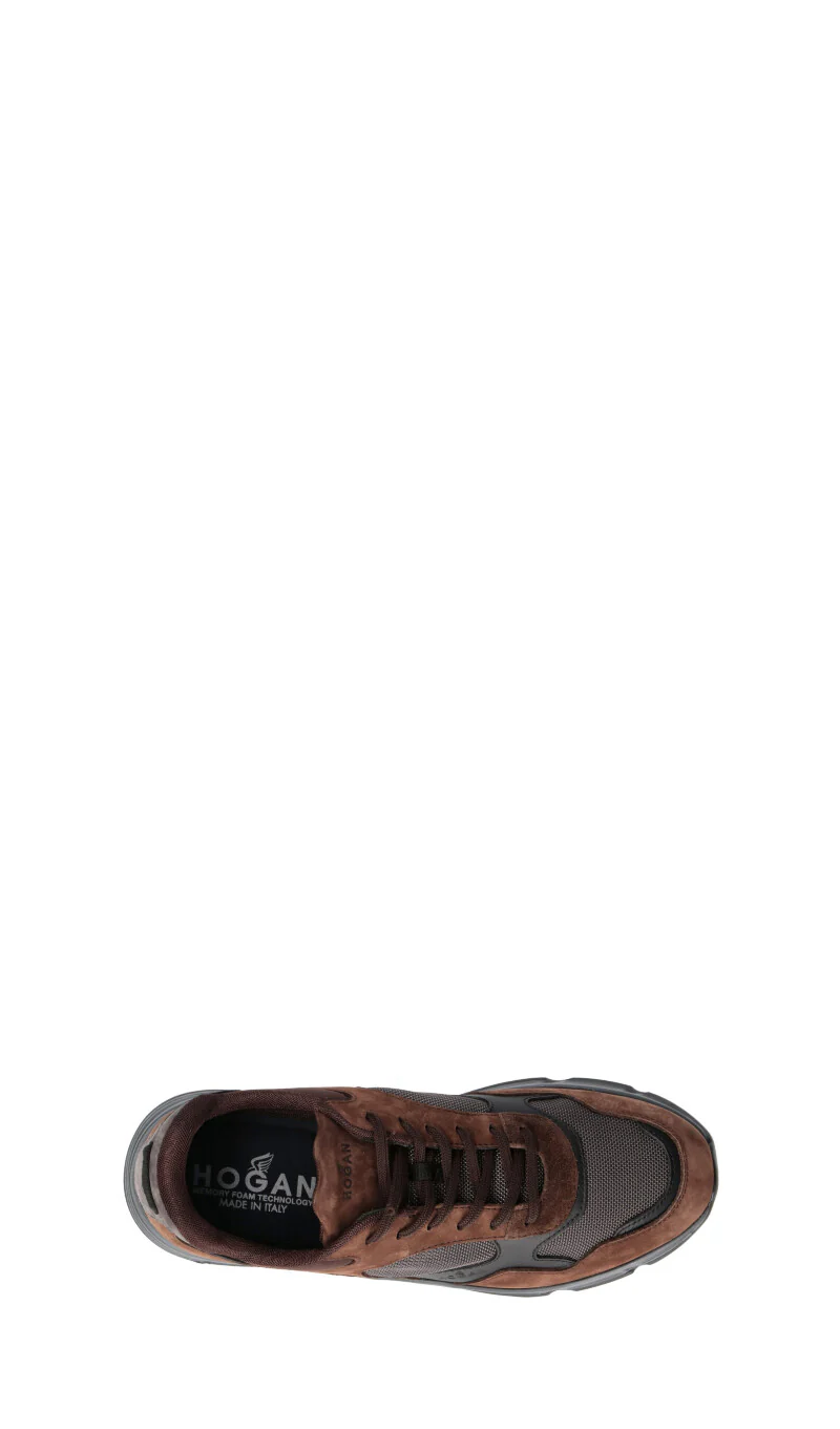 HOGAN Sneaker uomo marrone/grigia in pelle - Image 5