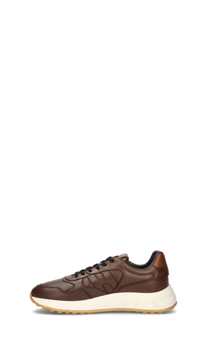 HOGAN - HYPERLIGHT Sneaker uomo marrone in pelle - Image 4