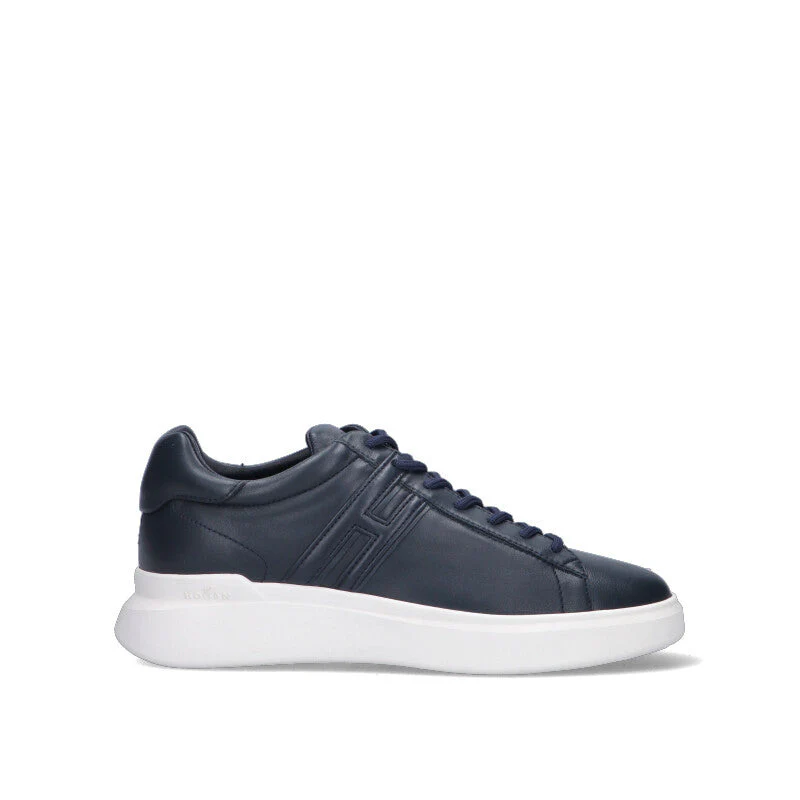 HOGAN - H580 Sneaker uomo blu in pelle