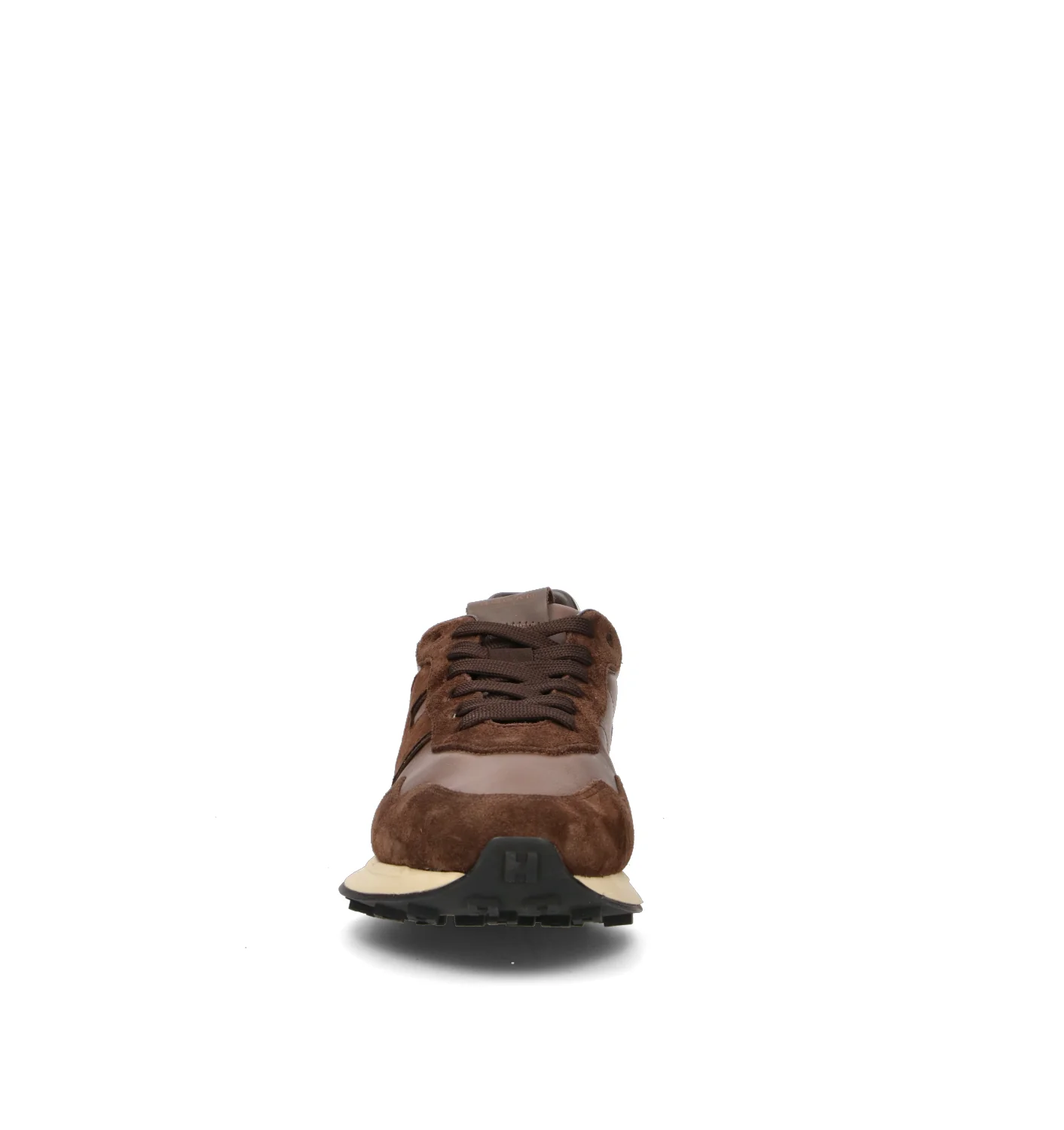 HOGAN H601 bSneaker uomo marrone in suede - Image 3