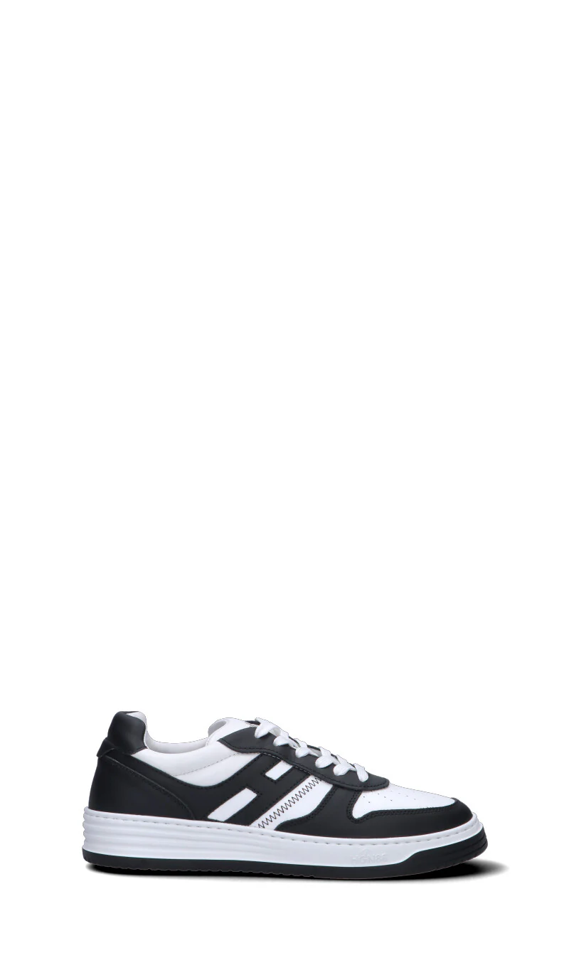 HOGAN - H630 Sneaker uomo nera/bianca in pelle - Image 6