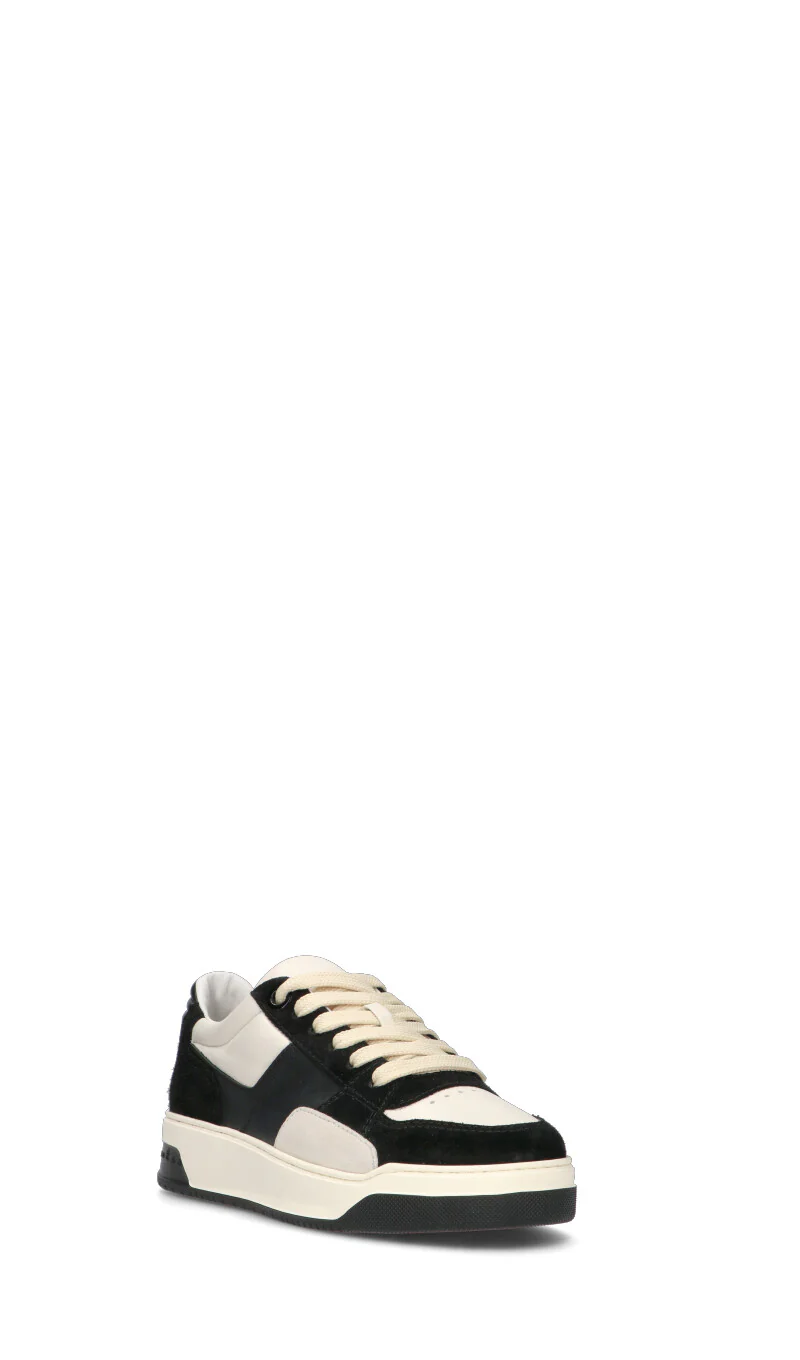 HOGAN Sneaker uomo nera/bianca in suede - Image 2