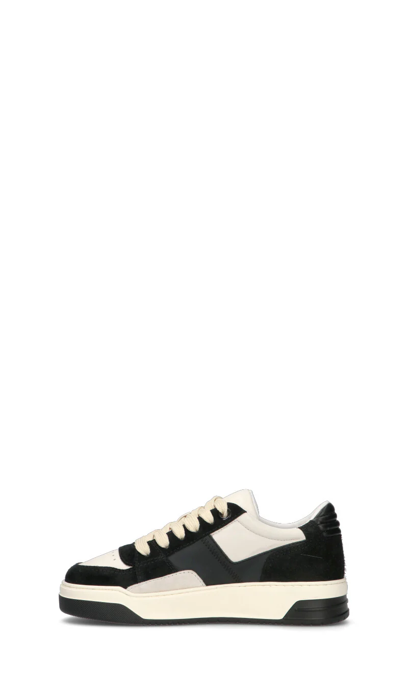 HOGAN Sneaker uomo nera/bianca in suede - Image 4