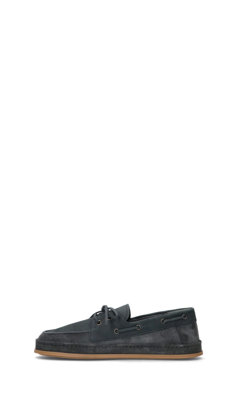 HOGAN Mocassino uomo blu in suede - Image 4