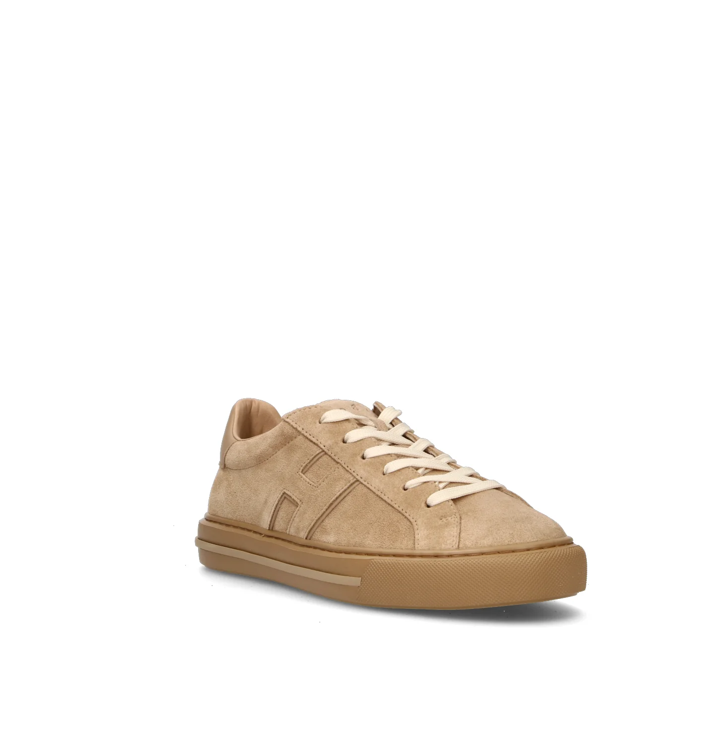 HOGAN Sneaker uomo beige in suede - Image 2