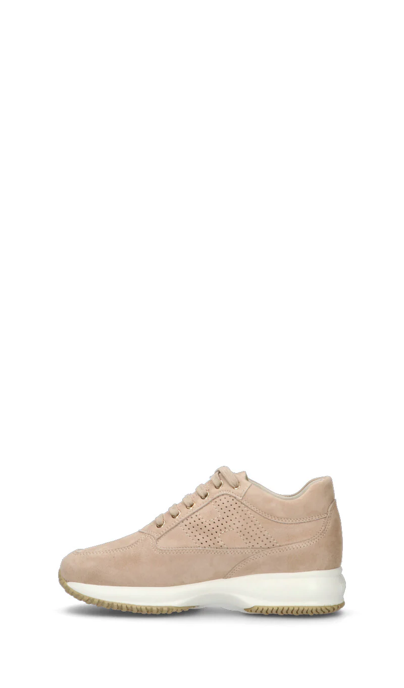 HOGAN Sneaker donna beige in pelle - Image 4