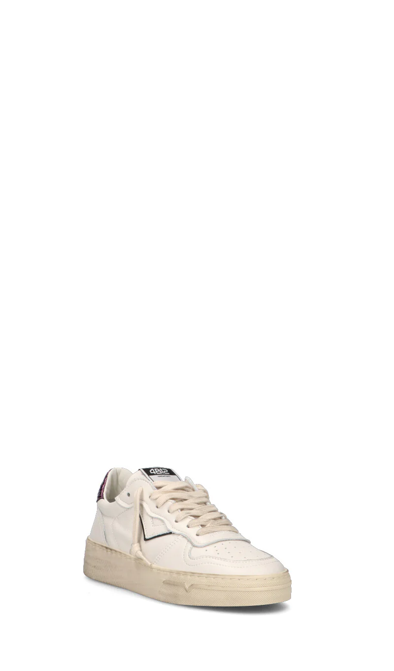QUATTROBARRADODICI Sneaker donna bianca/viola in pelle - Image 2