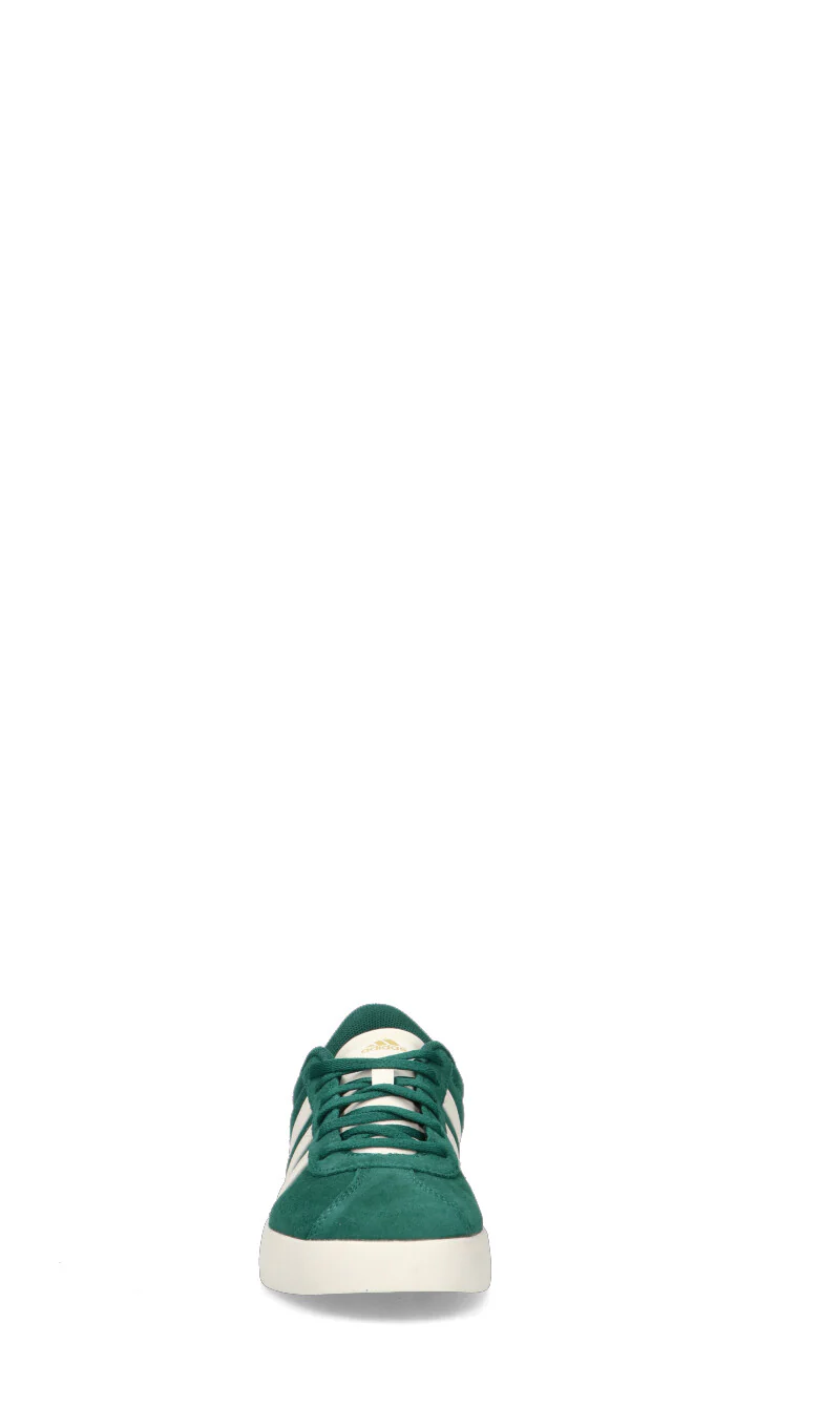 ADIDAS VL COURT 3.0 K Sneaker ragazzo verde in suede - Image 3