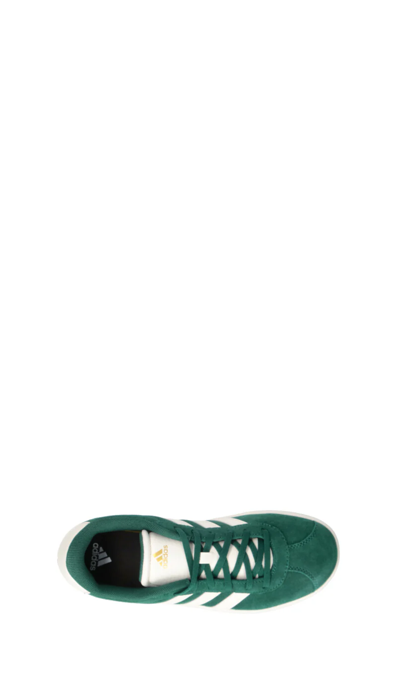 ADIDAS VL COURT 3.0 K Sneaker ragazzo verde in suede - Image 5
