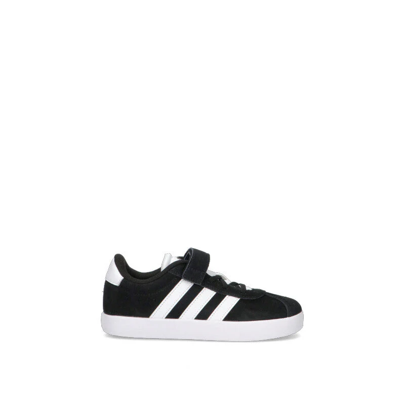 ADIDAS - VL COURT 3.0 EL C Sneaker bimbo nera in suede