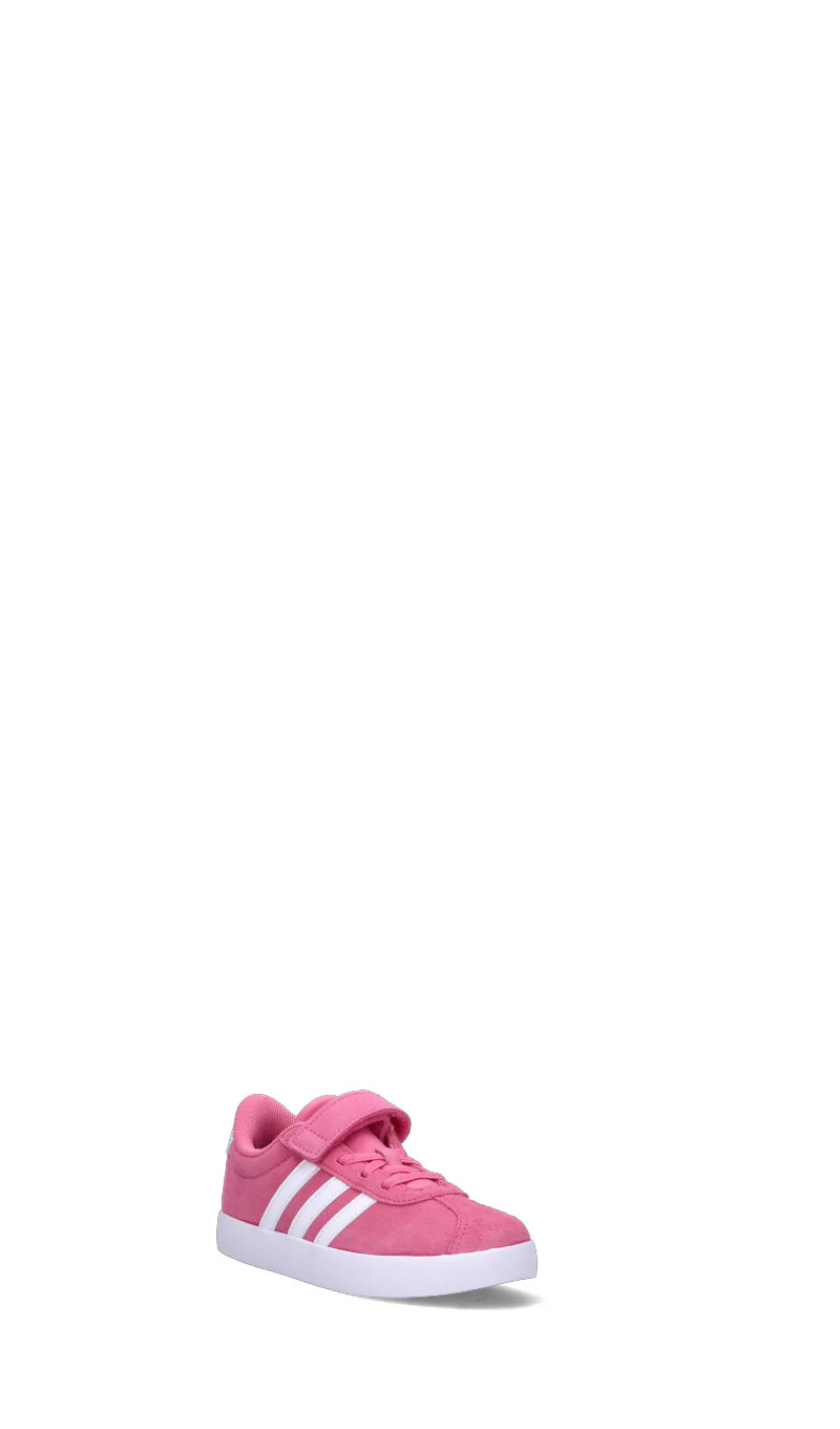 ADIDAS COURT 3.0 EL C Sneaker bimba rosa e bianca in suede - Image 2