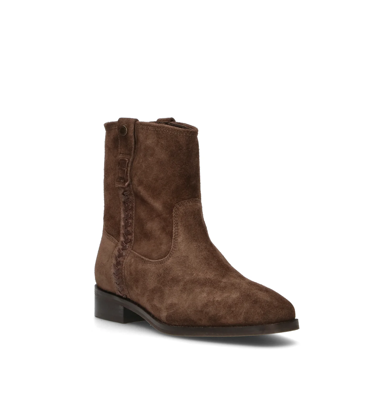 JANET&JANET Tronchetto donna marrone in suede - Image 2